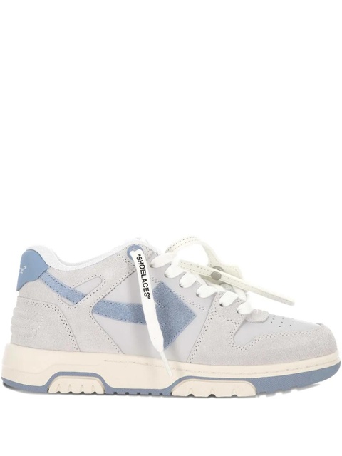 Off-White arrow-brand suede sneakers - Grey - zdjęcie produktu nr 1