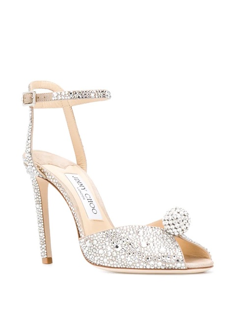 Jimmy Choo Sacora 100mm sandals - Silver - zdjęcie produktu nr 2