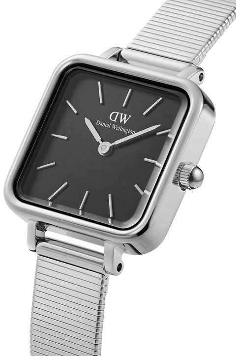 Daniel Wellington zegarek Quadro Studio damski kolor srebrny - zdjęcie produktu nr 2