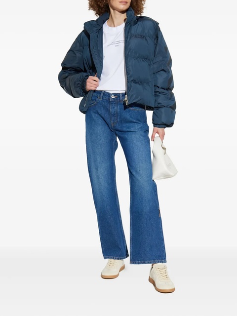 Off-White arrow-print padded jacket - Blue - zdjęcie produktu nr 1