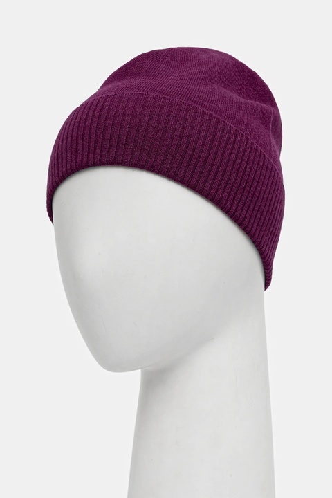 United Colors of Benetton czapka wełniana kolor fioletowy 1002DA010 - zdjęcie produktu nr 2