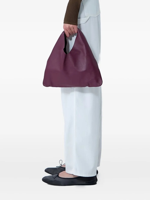 The Row small Bindle leather tote bag - Red - zdjęcie produktu nr 2