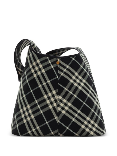 Burberry large check shoulder bag - Black - zdjęcie produktu nr 2