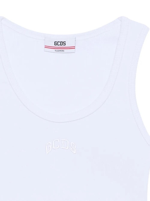 GCDS ribbed tank top - White - zdjęcie produktu nr 2