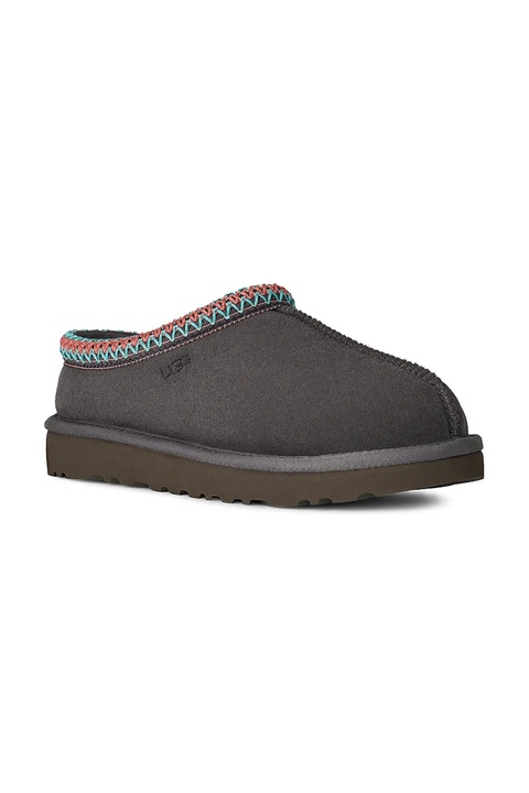 UGG kapcie zamszowe Tasman II kolor szary 1174470.DGRY - zdjęcie produktu nr 2