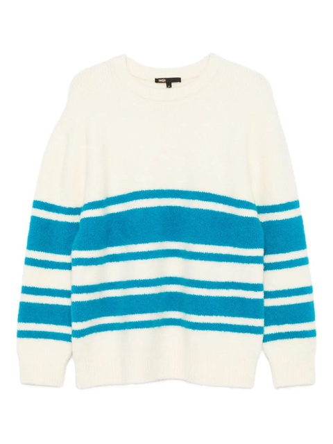 Maje striped crew-neck sweater - Neutrals - zdjęcie produktu nr 1