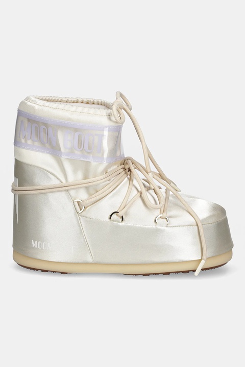 Moon Boot śniegowce MB ICON LOW PEARLY kolor beżowy 80D1409660 L020 - zdjęcie produktu nr 1