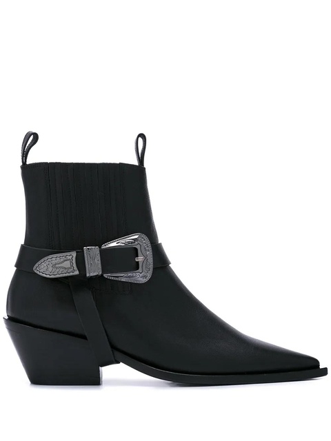 ANINE BING pointed ankle boots - Black - zdjęcie produktu nr 1