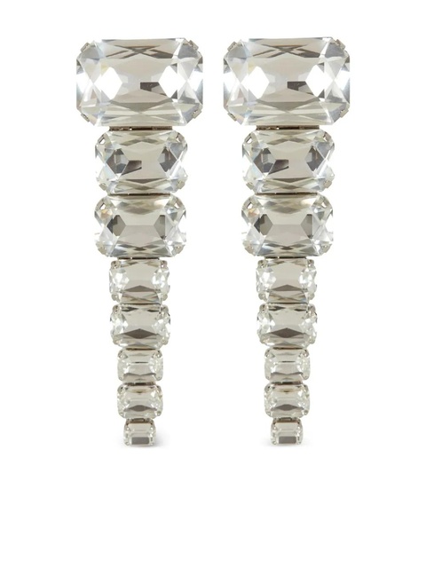 Balmain crystal drop earrings - 0AE silver - zdjęcie produktu nr 1