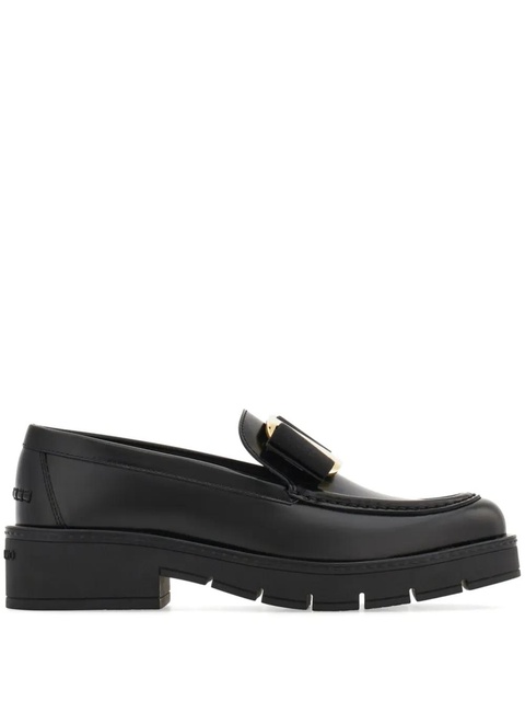 Ferragamo Vara Bow loafers - Black - zdjęcie produktu nr 1