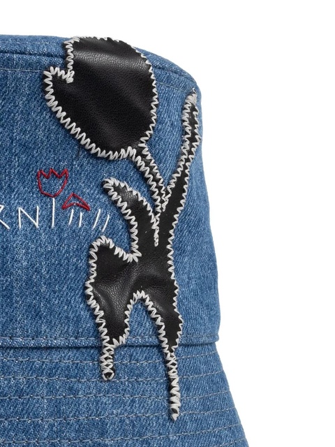 Marni appliqué bucket hat - Blue - zdjęcie produktu nr 2