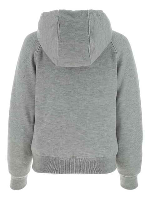 Prada logo-detail hooded jacket - Grey - zdjęcie produktu nr 2