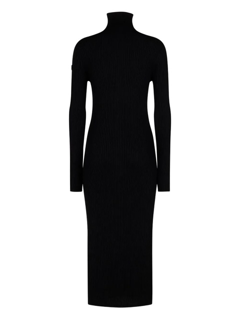 Moncler ribbed knit midi dress - Black - zdjęcie produktu nr 2