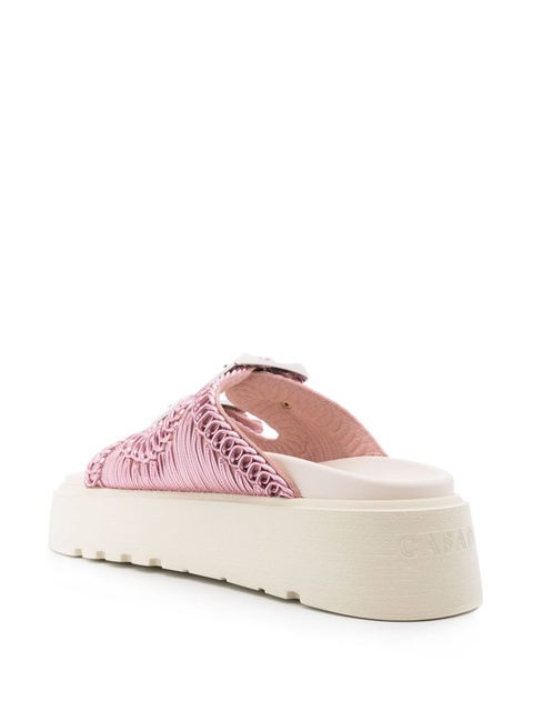 Casadei Birky Ale flatform slides - Pink - zdjęcie produktu nr 2