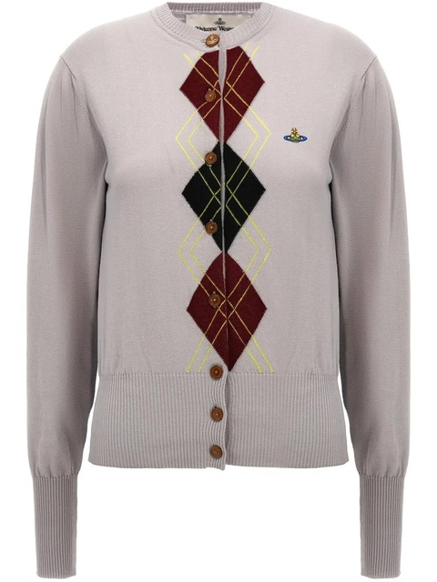 Vivienne Westwood Argyle cardigan - Grey - zdjęcie produktu nr 1