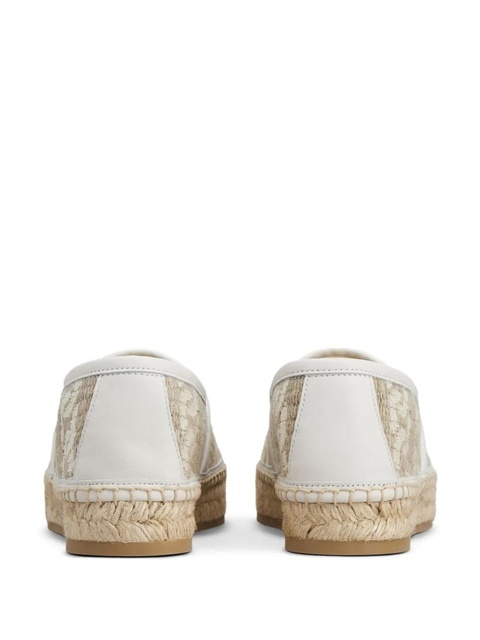 Tod's chain-jacquard raffia espadrilles - Neutrals - zdjęcie produktu nr 2