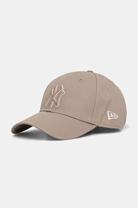 New Era czapka z daszkiem bawełniana kolor beżowy 60675524 - zdjęcie produktu nr 1