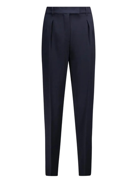 Max Mara pressed-pleats trousers - Blue - zdjęcie produktu nr 1