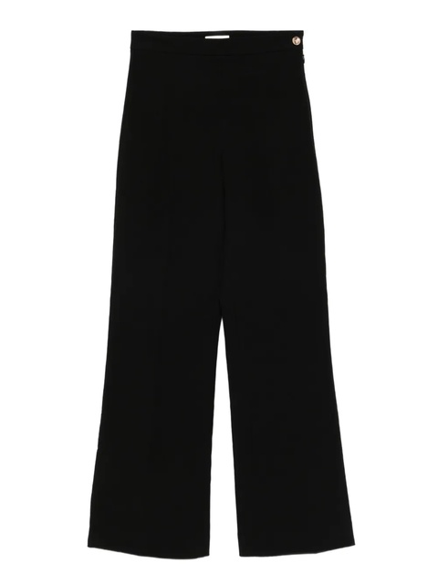 SANDRO button-detail high-waist trousers - Black - zdjęcie produktu nr 1