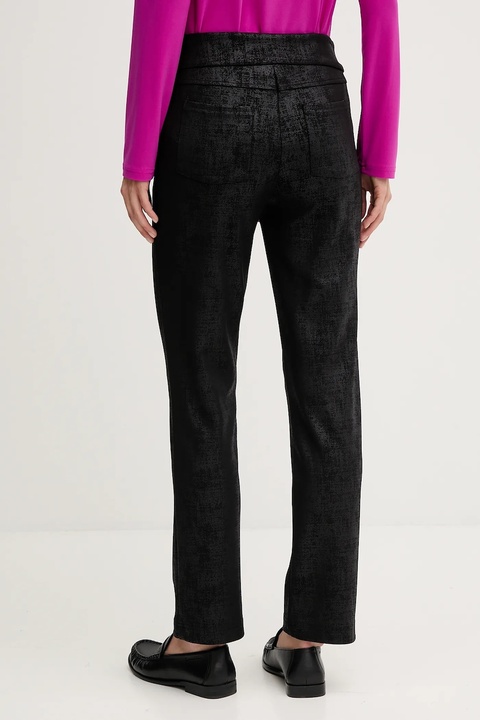 Joseph Ribkoff spodnie damskie kolor czarny proste medium waist 253000 - zdjęcie produktu nr 2