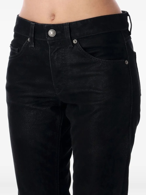 MARANT ÉTOILE eco leather trousers - Black - zdjęcie produktu nr 2