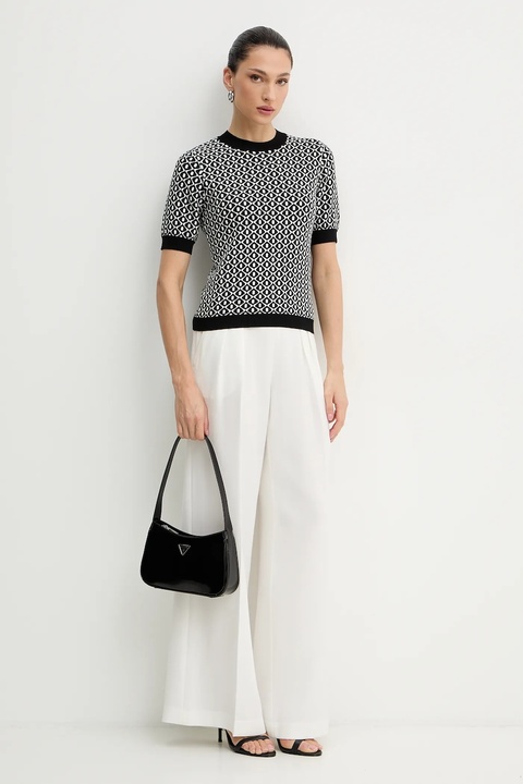 Morgan sweter damski kolor czarny lekki MSIX - zdjęcie produktu nr 2