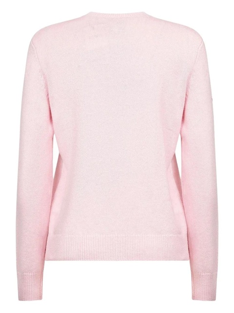 MC2 Saint Barth teddy-detail crew-neck sweater - Pink - zdjęcie produktu nr 2