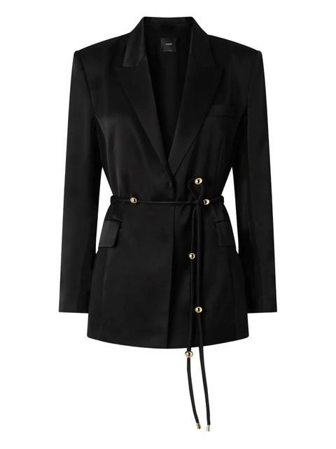 PINKO tie-waist blazer - Black - zdjęcie produktu nr 2