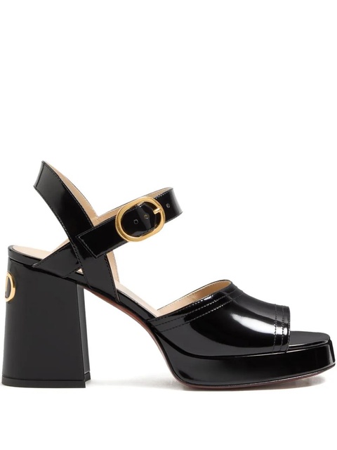 Valentino Garavani 100mm Fawcette platform sandals - Black - zdjęcie produktu nr 1