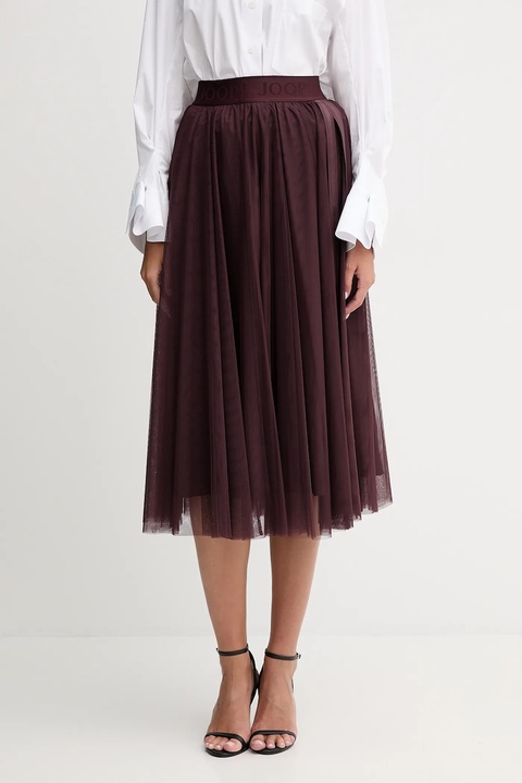 Joop! spódnica kolor bordowy midi rozkloszowana 30046657 - zdjęcie produktu nr 1