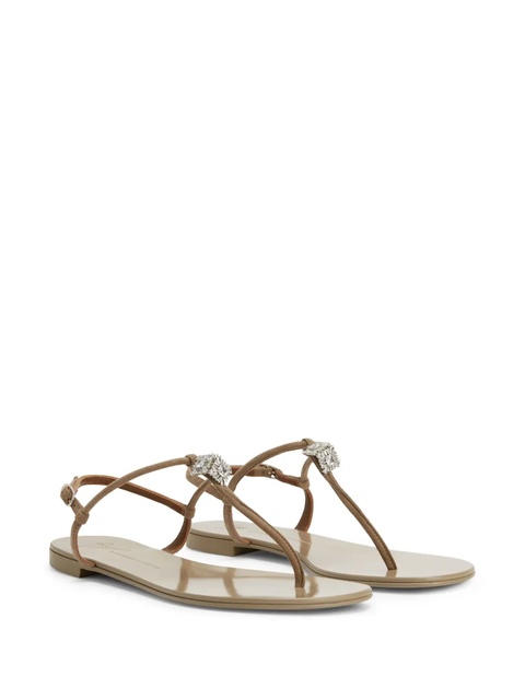 Giuseppe Zanotti Maryland crystal-embellished sandals - Neutrals - zdjęcie produktu nr 2