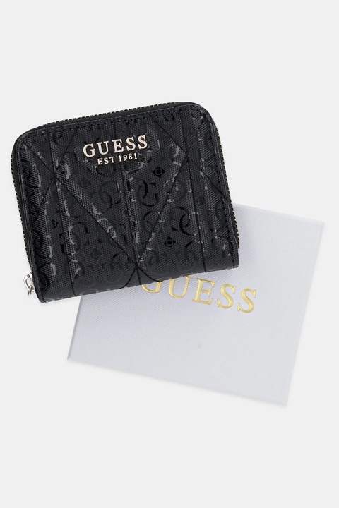 Guess portfel ALDINA damski kolor czarny SWGG96 63137 - zdjęcie produktu nr 2