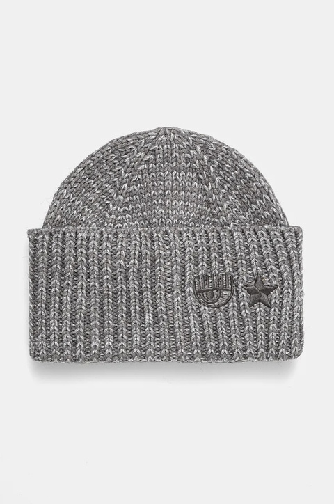 Chiara Ferragni czapka kolor srebrny 77SBZK32 - zdjęcie produktu nr 1