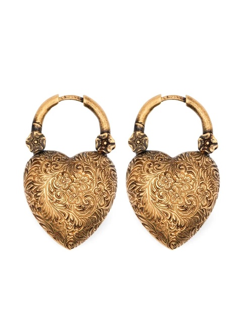 Chloé heart-shaped drop earrings - Gold - zdjęcie produktu nr 1
