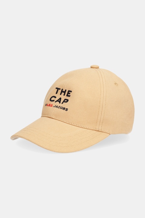 A.P.C. czapka z daszkiem bawełniana A.P.C. x MARC JACOBS kolor brązowy COHKM.M24173 - zdjęcie produktu nr 1