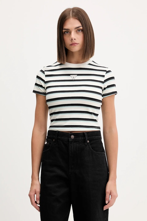 Guess Originals t-shirt damski kolor beżowy W5GI57 J1314 - zdjęcie produktu nr 1