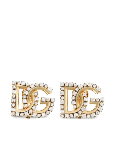 Dolce & Gabbana logo-embellished earrings - Gold - zdjęcie produktu nr 1