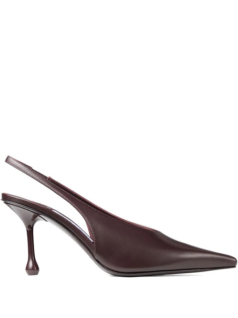 Jimmy Choo 80mm Isa slingback pumps - Brown - zdjęcie produktu nr 1