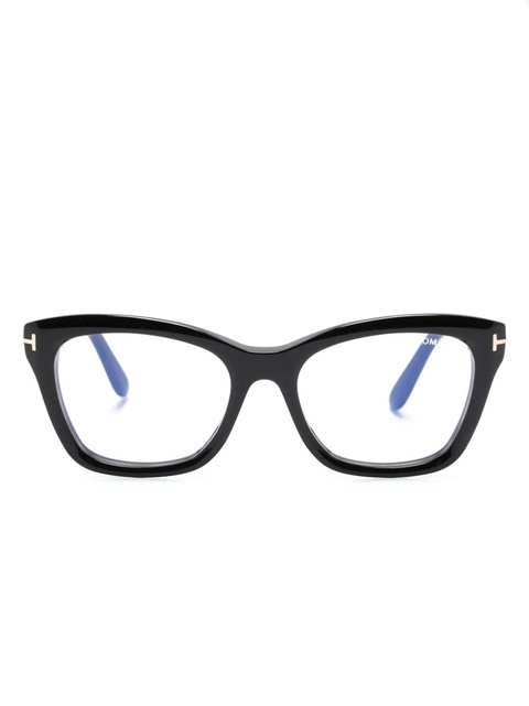 TOM FORD Eyewear FT5909B cat-eye frame glasses - Black - zdjęcie produktu nr 1