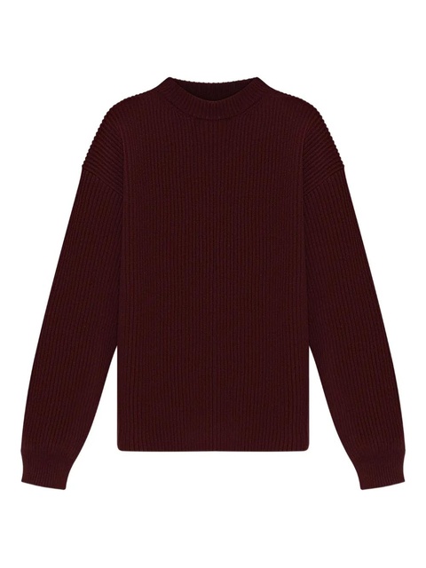 Jil Sander ribbed wool sweater - Red - zdjęcie produktu nr 1