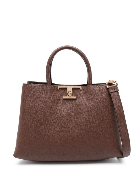 Tod's T Timesless leather tote bag - Brown - zdjęcie produktu nr 1