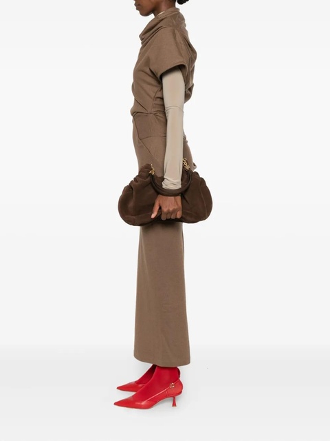 DeMellier Midi Miami suede shoulder bag - Brown - zdjęcie produktu nr 1