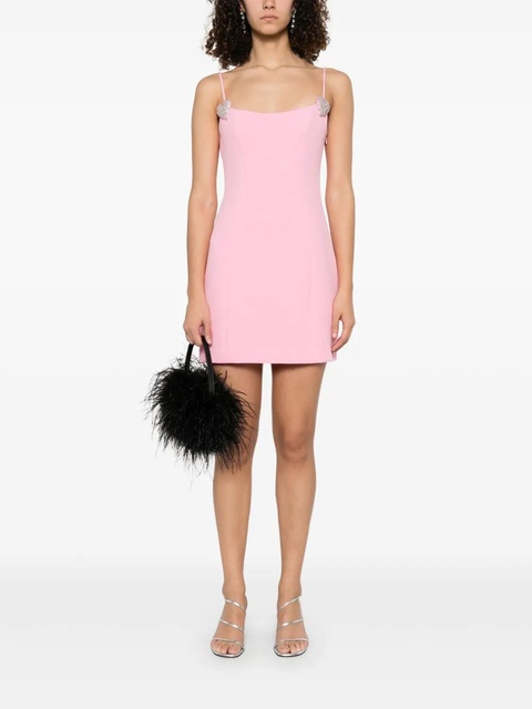 Blumarine rhinestone-detail mini dress - Pink - zdjęcie produktu nr 2