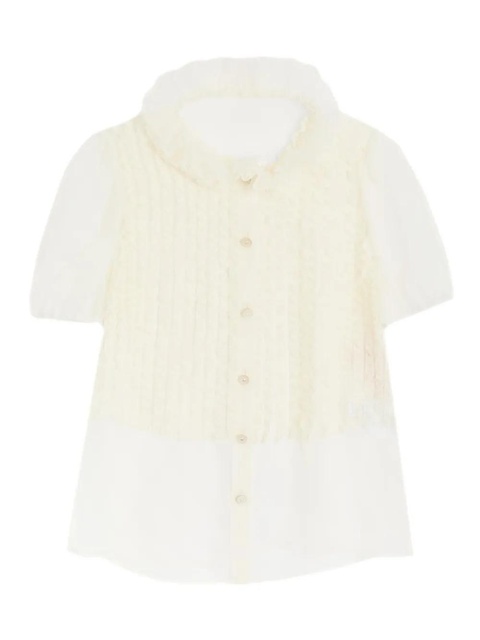 Valentino Garavani chiffon shirt - White - zdjęcie produktu nr 1