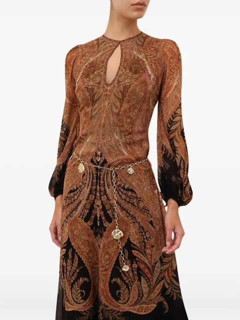 ZIMMERMANN Radiate flower-charm chain belt - Gold - zdjęcie produktu nr 2