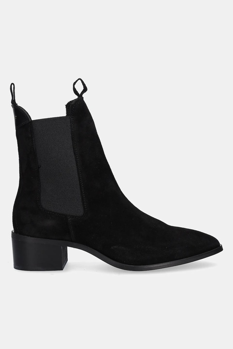 Gant sztyblety zamszowe St Broomly damskie kolor czarny na płaskim obcasie 31553093 - zdjęcie produktu nr 2