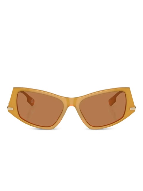 Burberry Eyewear geometric-frame sunglasses - Yellow - zdjęcie produktu nr 2