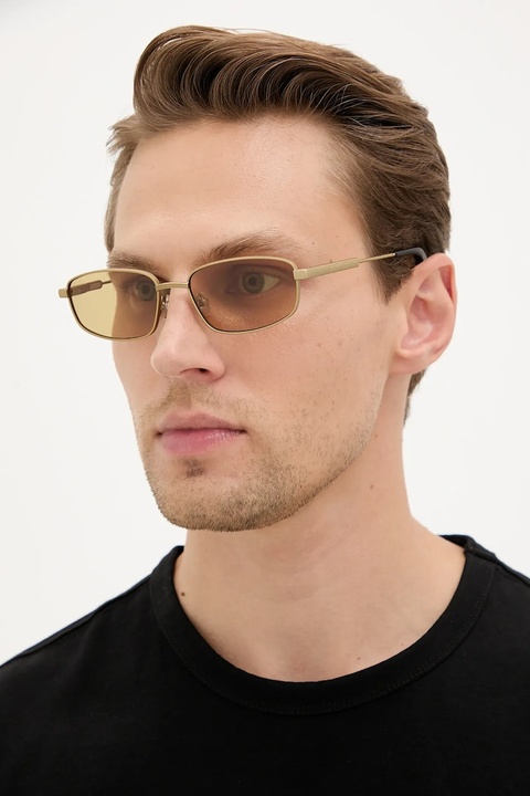 Jacquemus okulary przeciwsłoneczne SERA kolor złoty JAC121C1SUN - zdjęcie produktu nr 1
