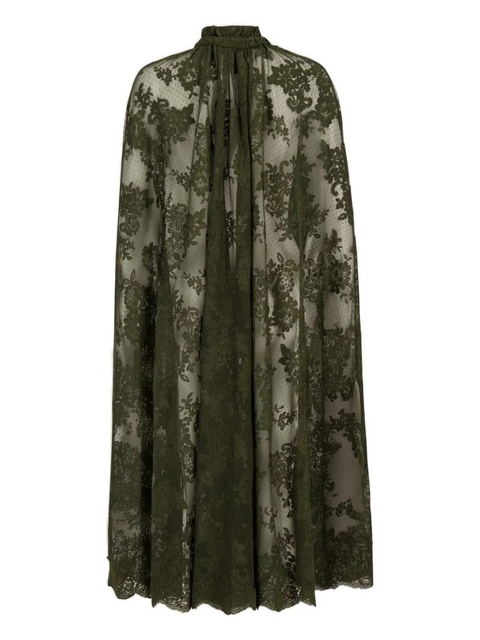 ZIMMERMANN lace high-neck cape - Green - zdjęcie produktu nr 2