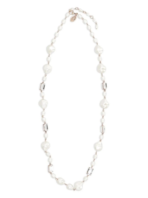 Weekend Max Mara pearl crystal necklace - White - zdjęcie produktu nr 1